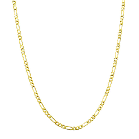 14k Gold Figaro Chain Necklace